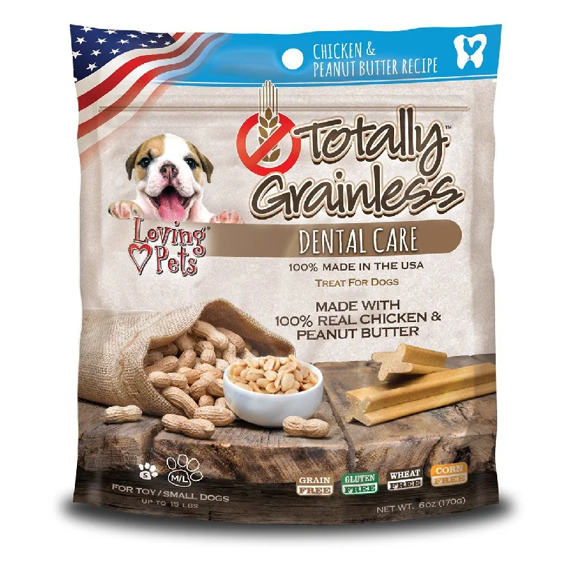 - Environmentally friendly pet toy recommendationsLoving Pets Totally Grainless Peanut Butter Chicken Dental Chews Small