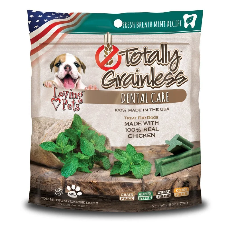  -Non-toxic pet toy recommendationsLoving Pets Totally Grainless Fresh Mint Dental Chews Large