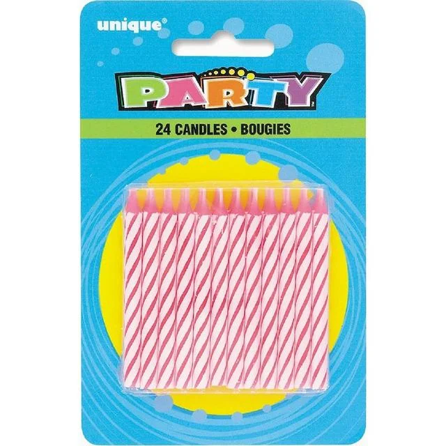 - Durable nylon dog leash wholesalePink Spiral Birthday Candles   24 per pack