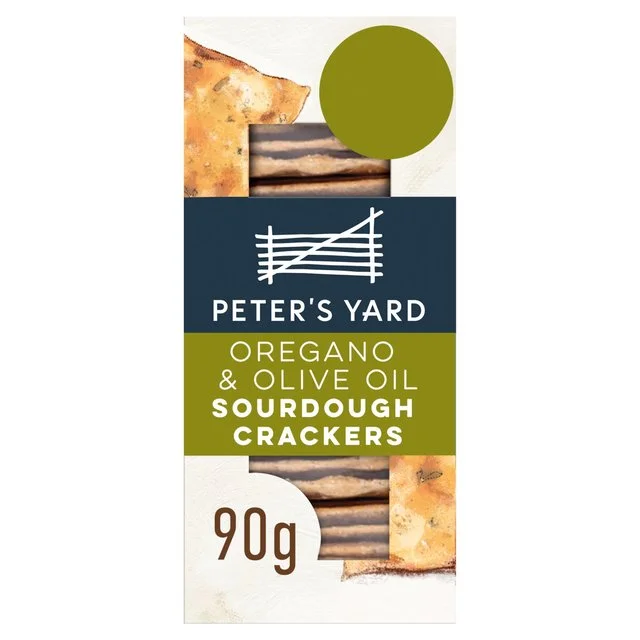 ---Peter's Yard Oregano & Olive Oil Sourdough Crackers   90g