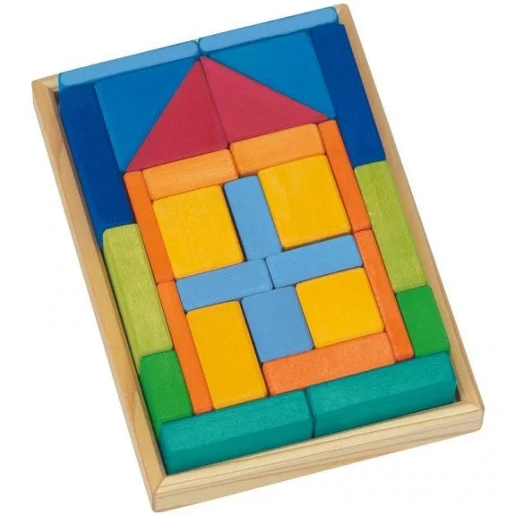 - Summer pet ice matGlückskäfer 29-Piece House Blocks