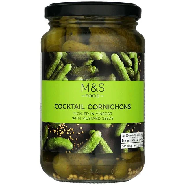  -Anti-scratch sofa protective coverM&S Cocktail Cornichons Pickled in Vinegar   340g