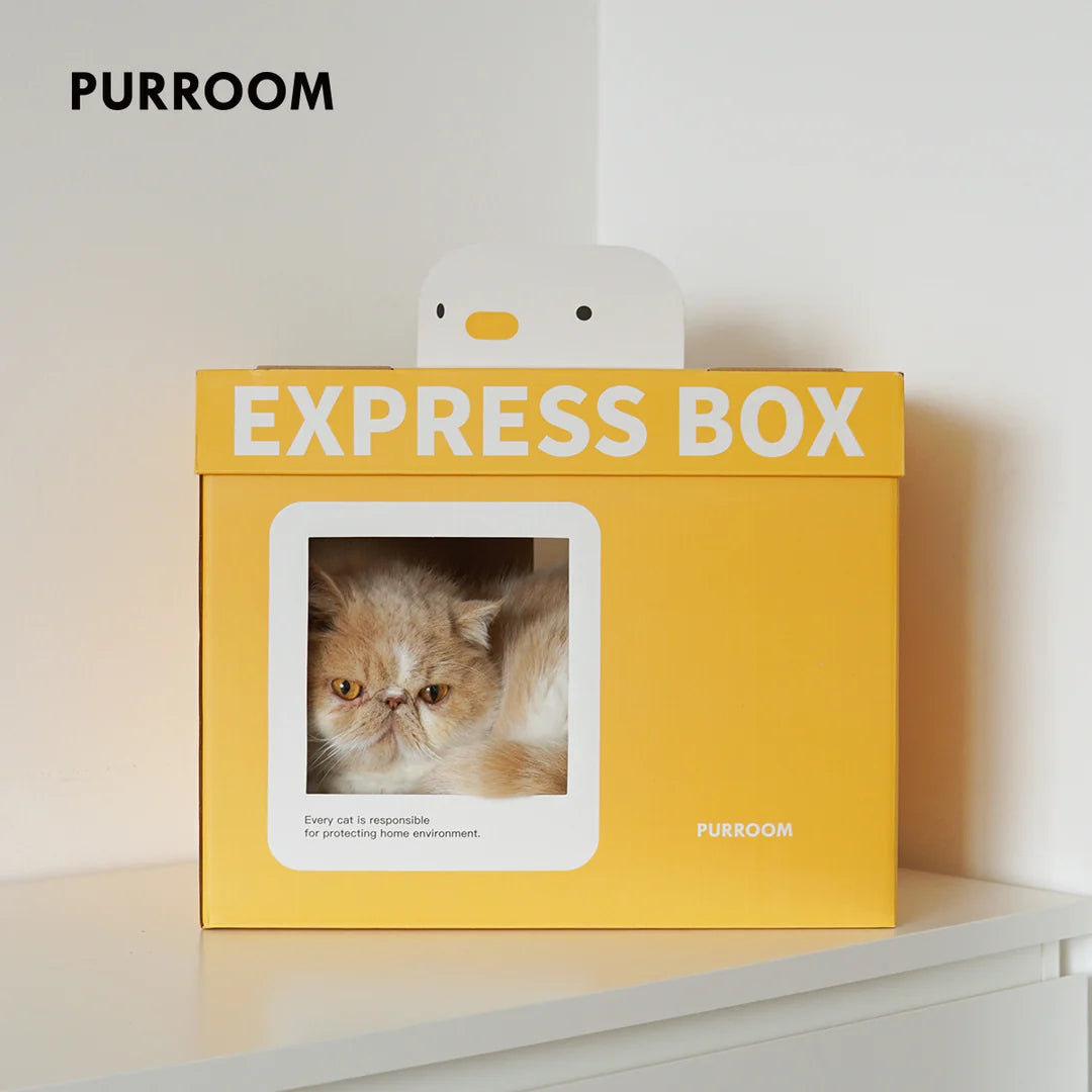 - Postoperative pet anti-licking Elizabethan collarPURROOM Cat Scratching Box - Express Box