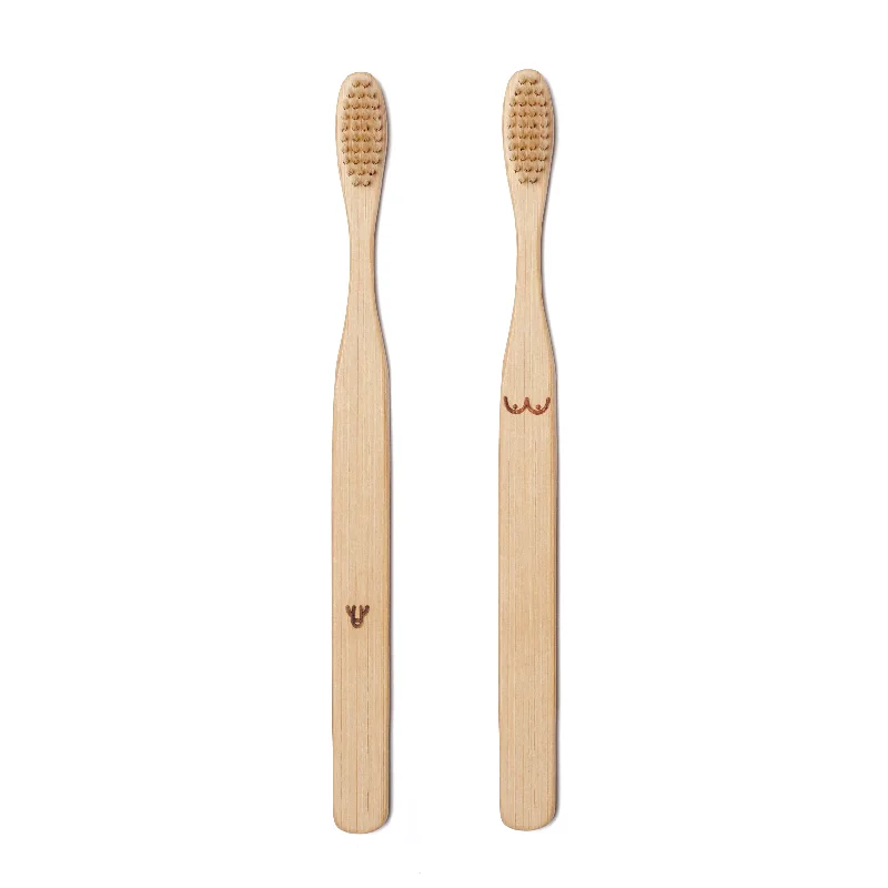  -Splash-proof food bowl AND Anti-choking slow food bowlNudie Bamboo Toothbrush Set