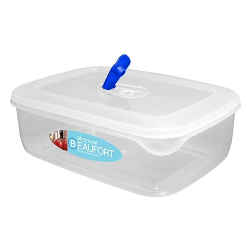 - Automatic induction pet water dispenserPlastic Food Container Rectangle 1.3 Litres - Clear by Beaufort