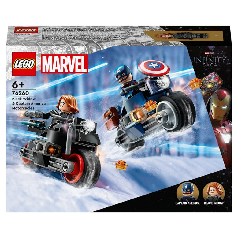 - Postoperative pet anti-licking Elizabethan collarLEGO Marvel Black Widow & Captain America Motorcycles 76260