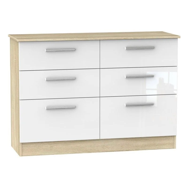 - Cat stress soothing sprayBuxton Large Chest of Drawers Natural & White 6 Drawers