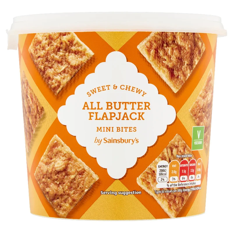 - Winter warm clothes for short-haired dogsSainsbury's Butter Flapjack Cake Bites Tub 335g