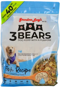 - Food for large dogsGrandma Lucy's 3 Bears Fish Freeze-Dried Dog Food, 1-lb