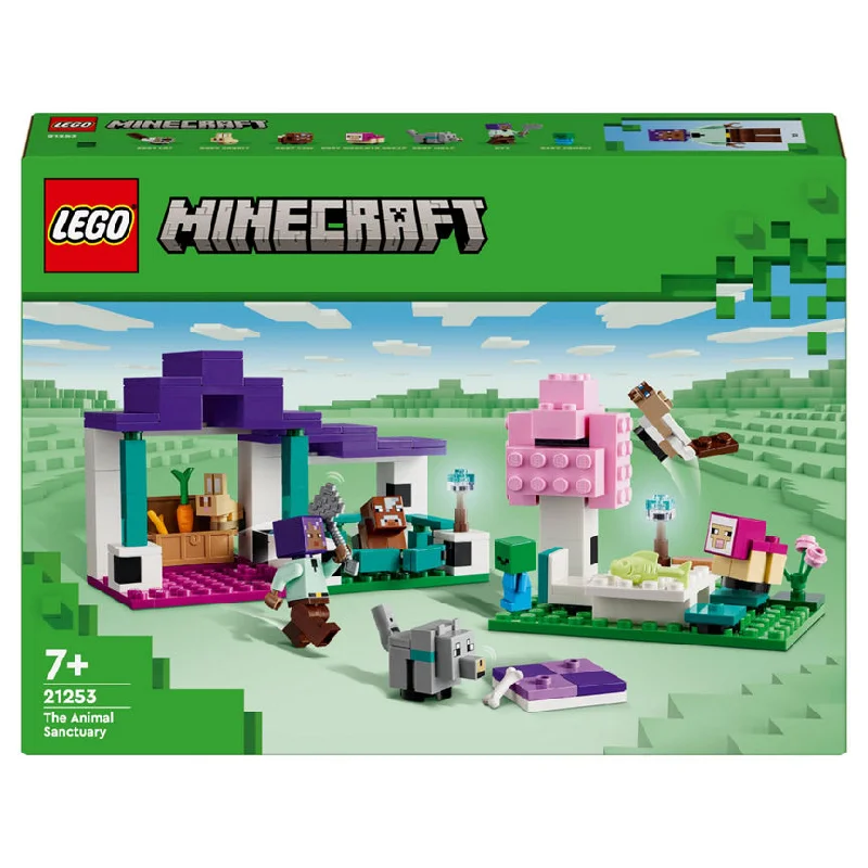 - ​​Pet toys under 10 yuanLEGO Minecraft The Animal Sanctuary Toy Set 21253