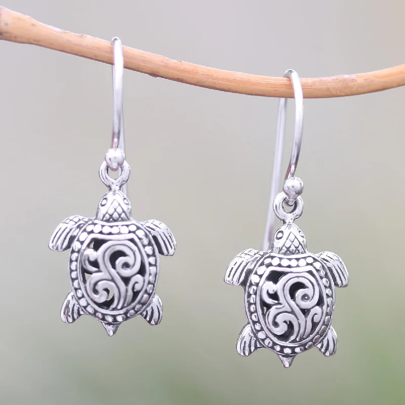 - Dog heart rate monitoring collarAncient Turtle Sterling Silver Sea Turtle Dangle Earrings from Bali