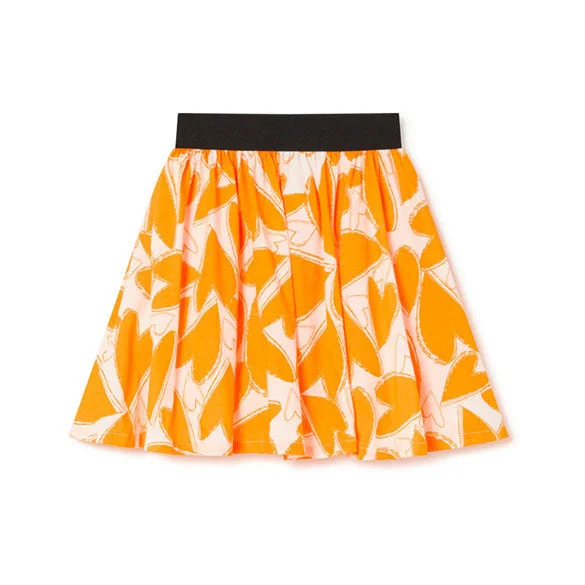 - Winter dog thick down jacketLittle Creative Factory Orange Chaotic Love Mini Skirt