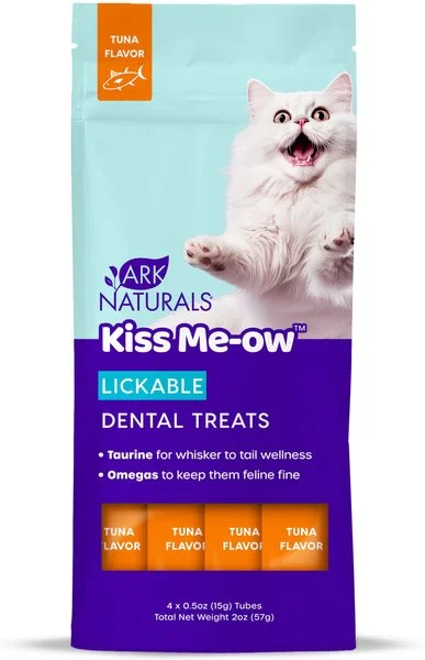    - Cat food for pregnant and nursing cats  Ark Naturals Kiss Me-Ow Tuna Lickable Dental Cat Treats