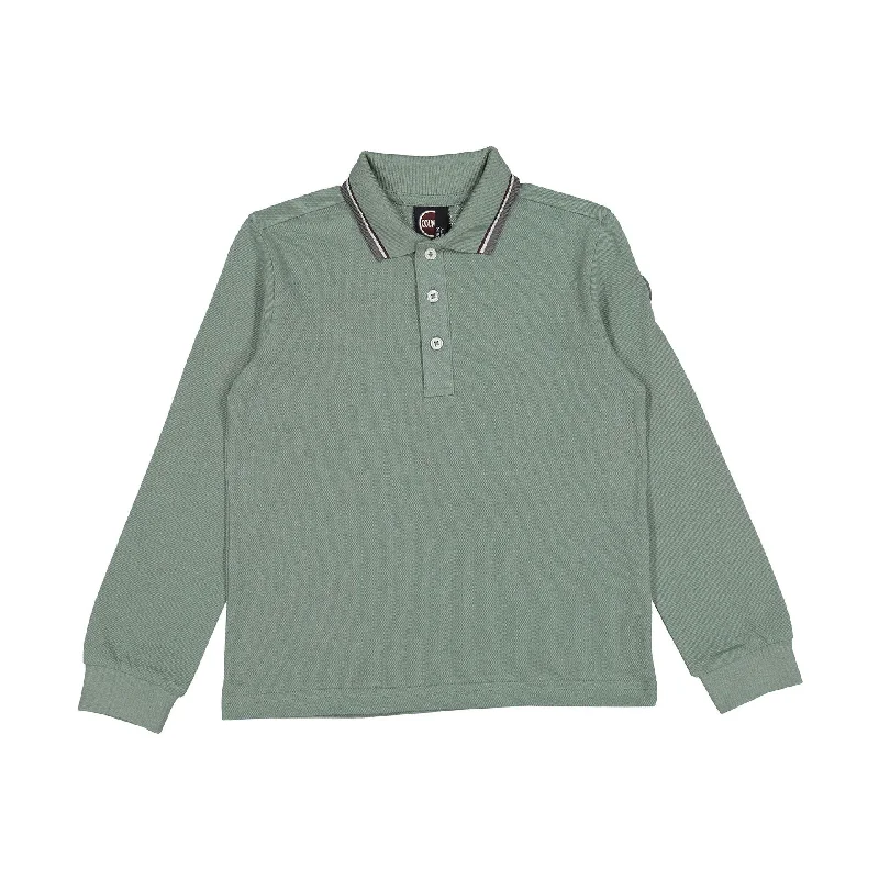 - Winter warm clothes for short-haired dogsColmar Green Long Sleeve Polo