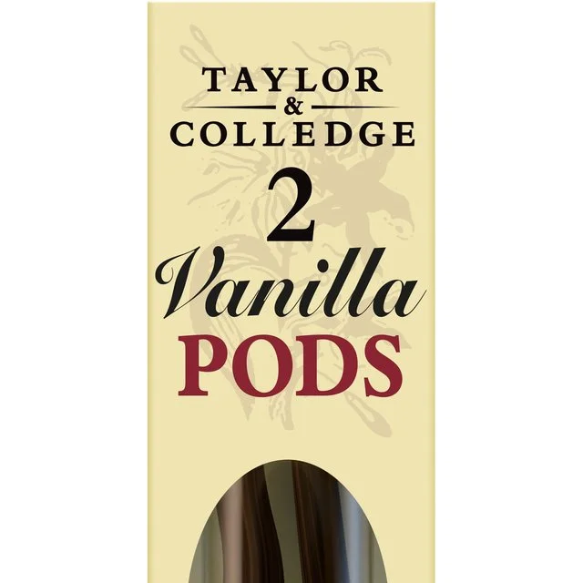 ---Taylor & Colledge 2 Organic Vanilla Pods   2 per pack