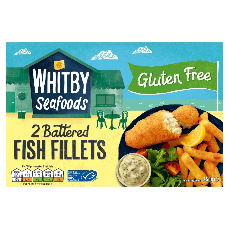 - Postoperative pet anti-licking Elizabethan collarWhitby Seafoods Gluten Free Battered Fish Fillets x2 250g