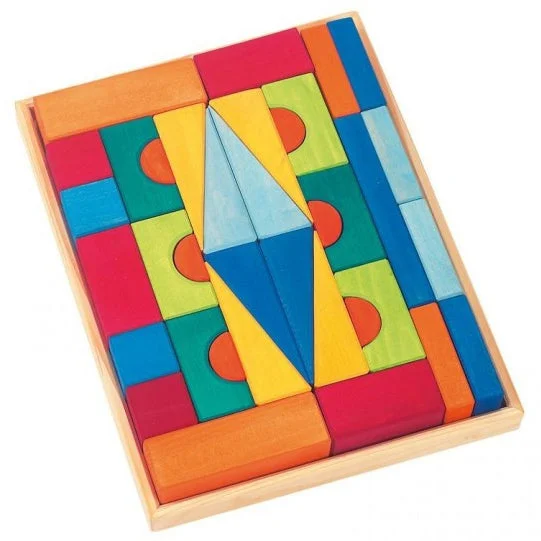 - Air box TSA certified check-inGlückskäfer 36-Piece Large Toscana Blocks