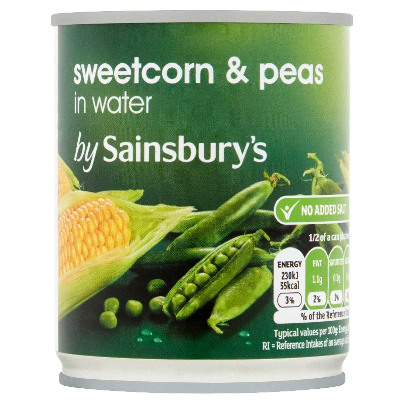 - Natural latex pet mattressSainsbury's Sweetcorn & Peas in Water 198g