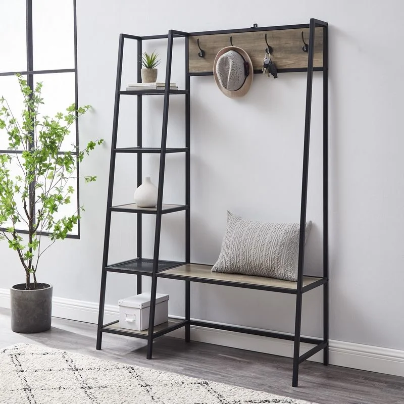 - Summer pet ice matRustic Tall Shelving Unit Black 5 Shelves