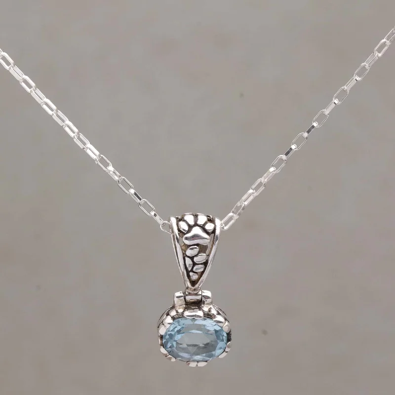 - Dog anti-slip matPrized Paws Blue Topaz and Sterling Silver Paw Print Pendant Necklace