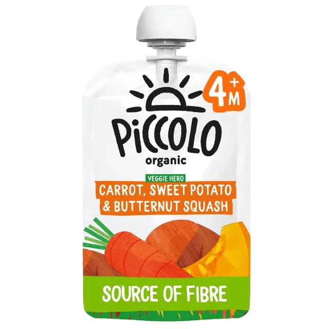 - Car dog seat beltPiccolo Carrot Sweet Potato Butternut Squash Organic Pouch 4 mths+   100g