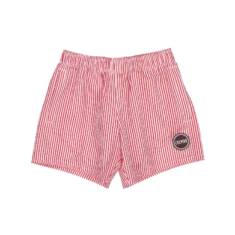 - Rabbit grass rack to prevent waste food boxColmar Red Stripe Swim Shorts