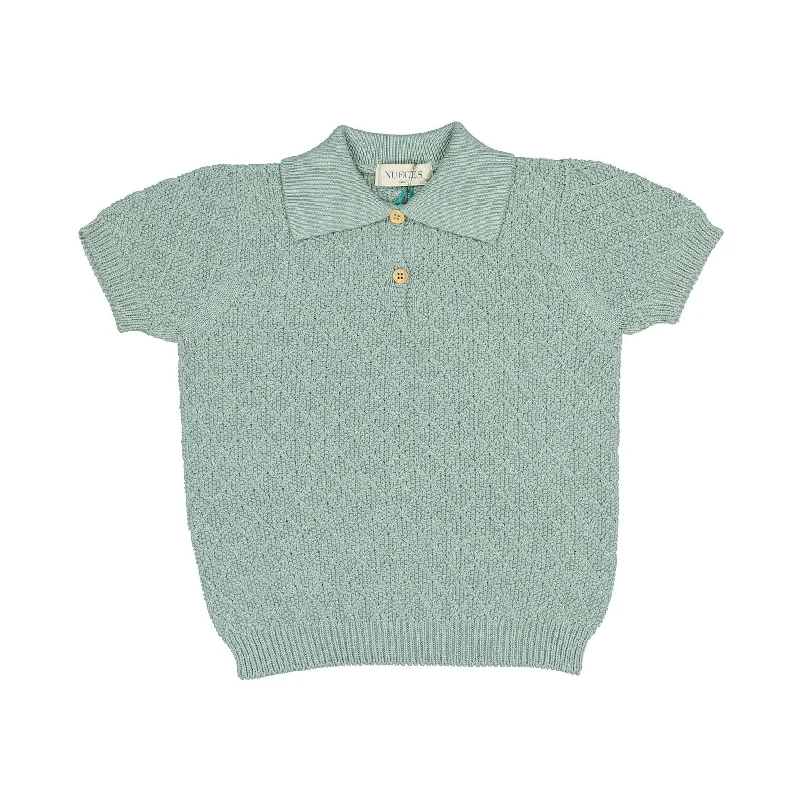 - Winter warm clothes for short-haired dogsNueces Mint Rhombus Polo Shirt