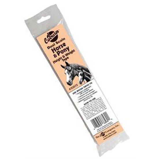 - Pet tear stain cleaning wipesCoburn Horse & Pony Dual Scale Weigh Tape-English/Spanish