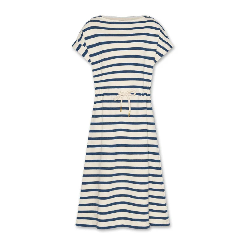 - Foldable and portable cat bagAO76 Estate Blue Striped Lumi Dress