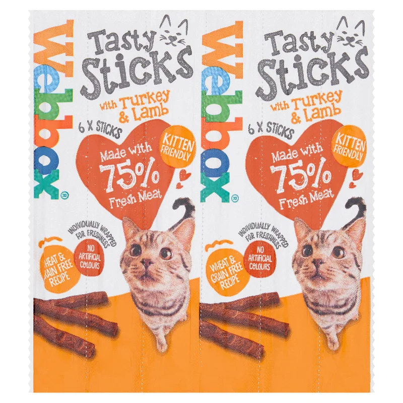    - Wholesale cat food prices  Webbox Tasty Sticks Turkey & Lamb Cat Treats x6 30g