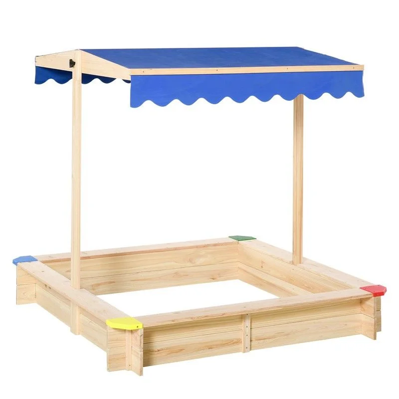 - Elderly dog ​​joint care mattressOutsunny Square Wooden Kids Sandpit Children Cabana Sandbox Outdoor Backyard Playset