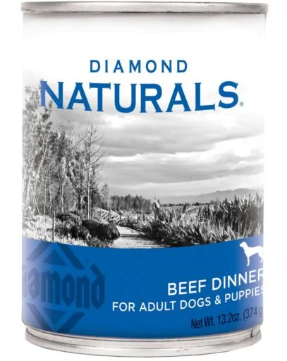 - Special food for senior dogsDiamond Naturals Beef Dinner Adult & Puppy Canned Dog Food