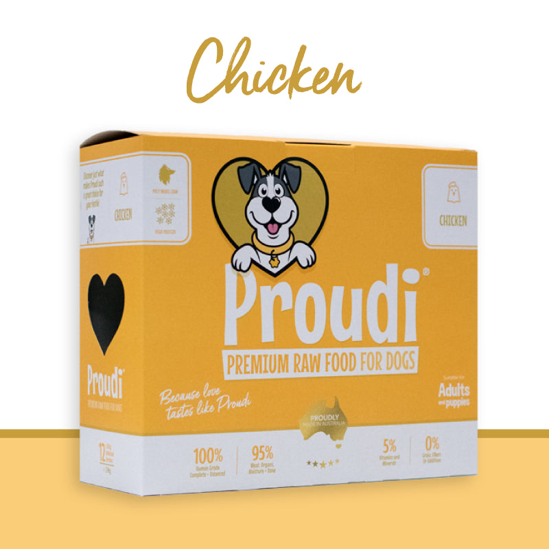 - Natural latex pet mattress[Syd Only] Proudi Dog Raw Food - Single Protein Chicken 2.4Kg