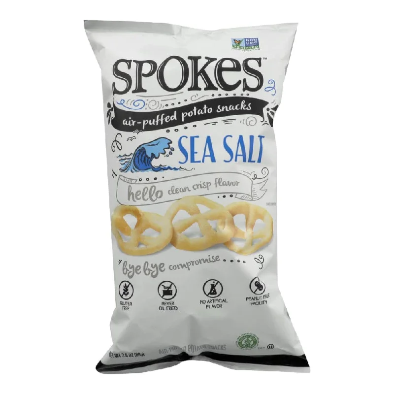 - Organic cotton dog bibsSpokes - Puffed Potato Snacks Sea Salt