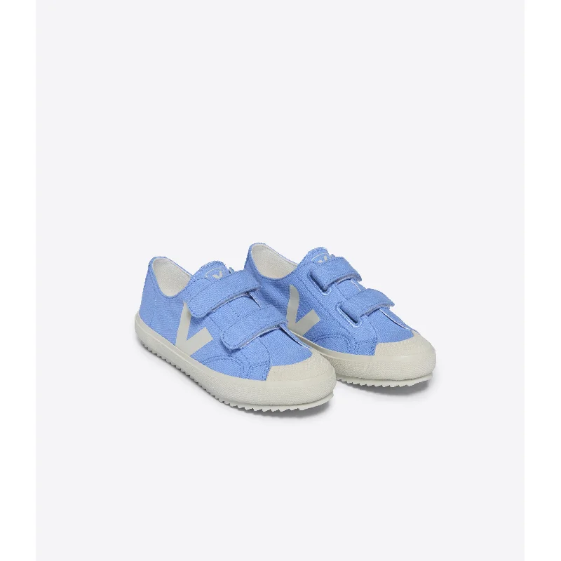 ---Veja Aqua/Pierre Small Ollie Canvas Sneakers