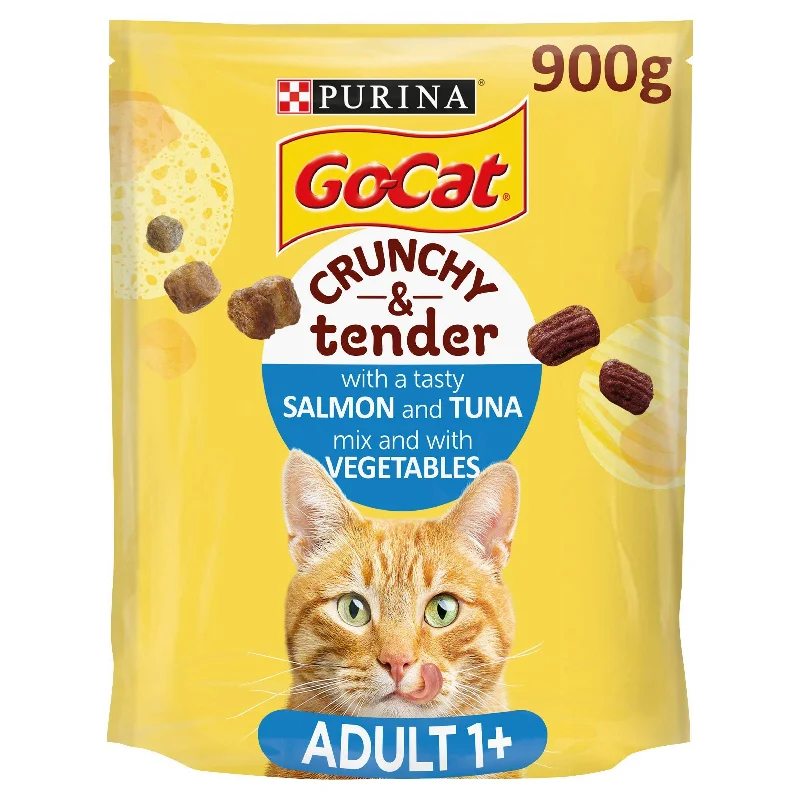    - Weight management cat food  Go-Cat Crunchy & Tender with Salmon and Tuna Dry Cat Food 900g