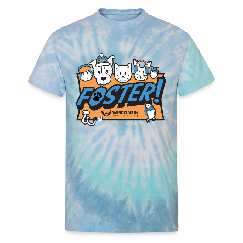 ---Foster Winter Logo Tie Dye T-Shirt