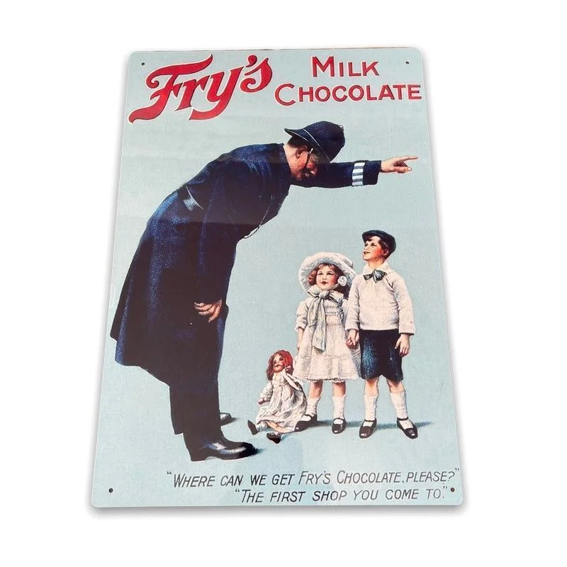 - Teething and chewing toys for puppiesVintage Fry's Milk Chocolate Sign Metal Wall Mounted - 42cm