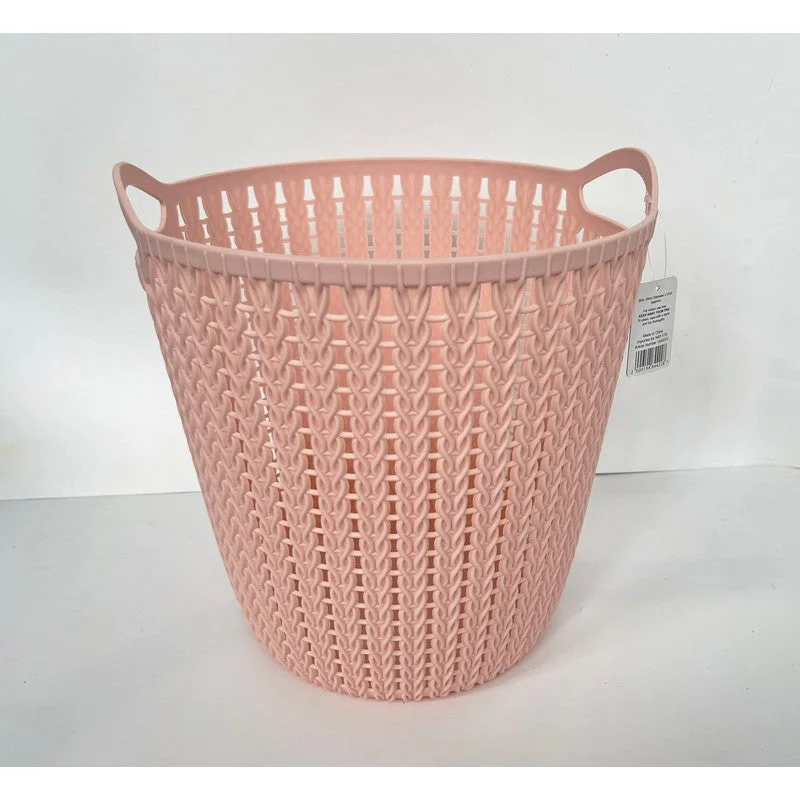 - Parrot climbing and standing wooden framePlastic Basket 19.5 Litres - Pink by EA Living