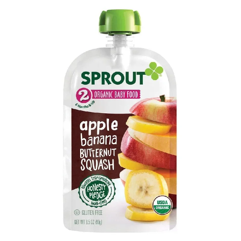 - Degradable pet feces bagSprout - Organic Apple Banana Butternut Squash Baby Food