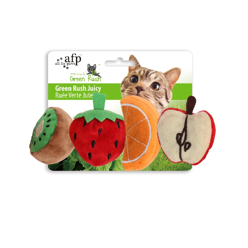 - Remote interactive pet feederAFP Green Rush Juicy Cat toy - Pack of 4 toys