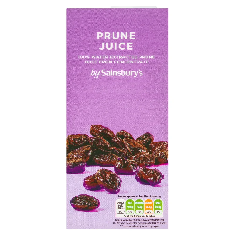 - ​​Christmas pet Christmas clothingSainsbury's Pure 100% Prune Juice 1L