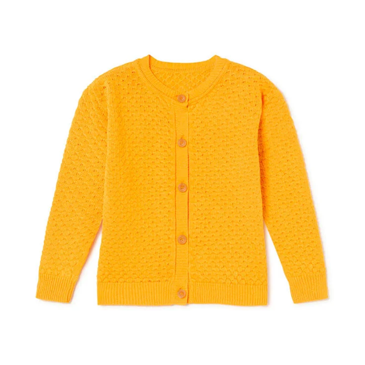 Pet ProductsLittle Creative Factory Orange Monobloc Knit Cardigan