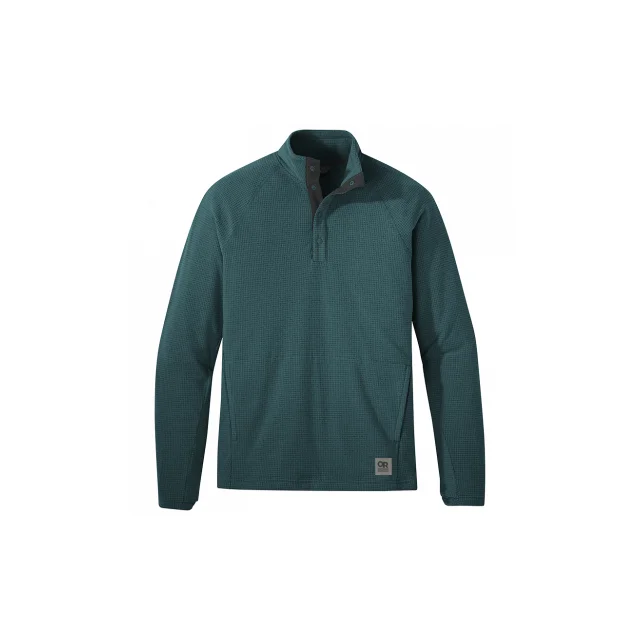 ---Men's Trail Mix Snap Pullover