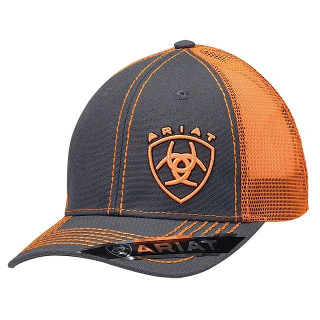 - Cat anti-jump window safety netOffset Embroidered Shield Logo Snapback Hat - Orange