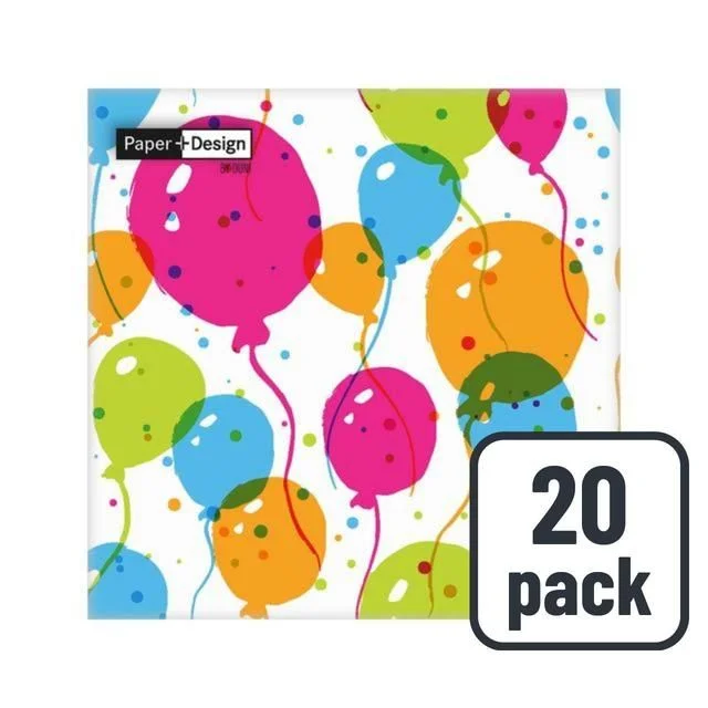 - Pet stroller can be taken on the planeBalloons Paper Napkins   20 per pack