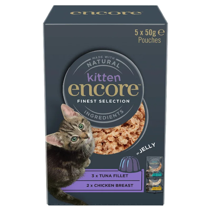 - Postoperative pet anti-licking Elizabethan collarEncore Kitten Finest Selection In Jelly 5x50g