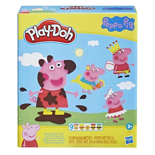 - Organic cotton dog bibsPlay-Doh Peppa Pig Stylin Set