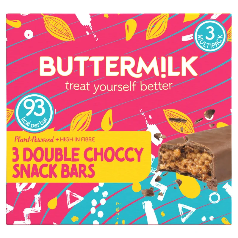 - Winter warm clothes for short-haired dogsButtermilk Double Choccy Snack Bars 3x23g