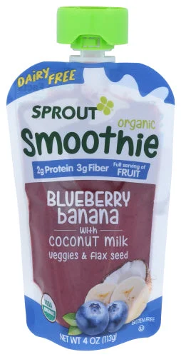 - Smart cat litter box with automatic cleaningSprout Smoothie Blueberry Banana Coconut 4 Oz - Pack Of 12